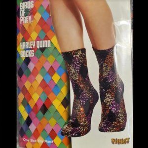 Birds of Prey Harley Quinn Sequin Socks